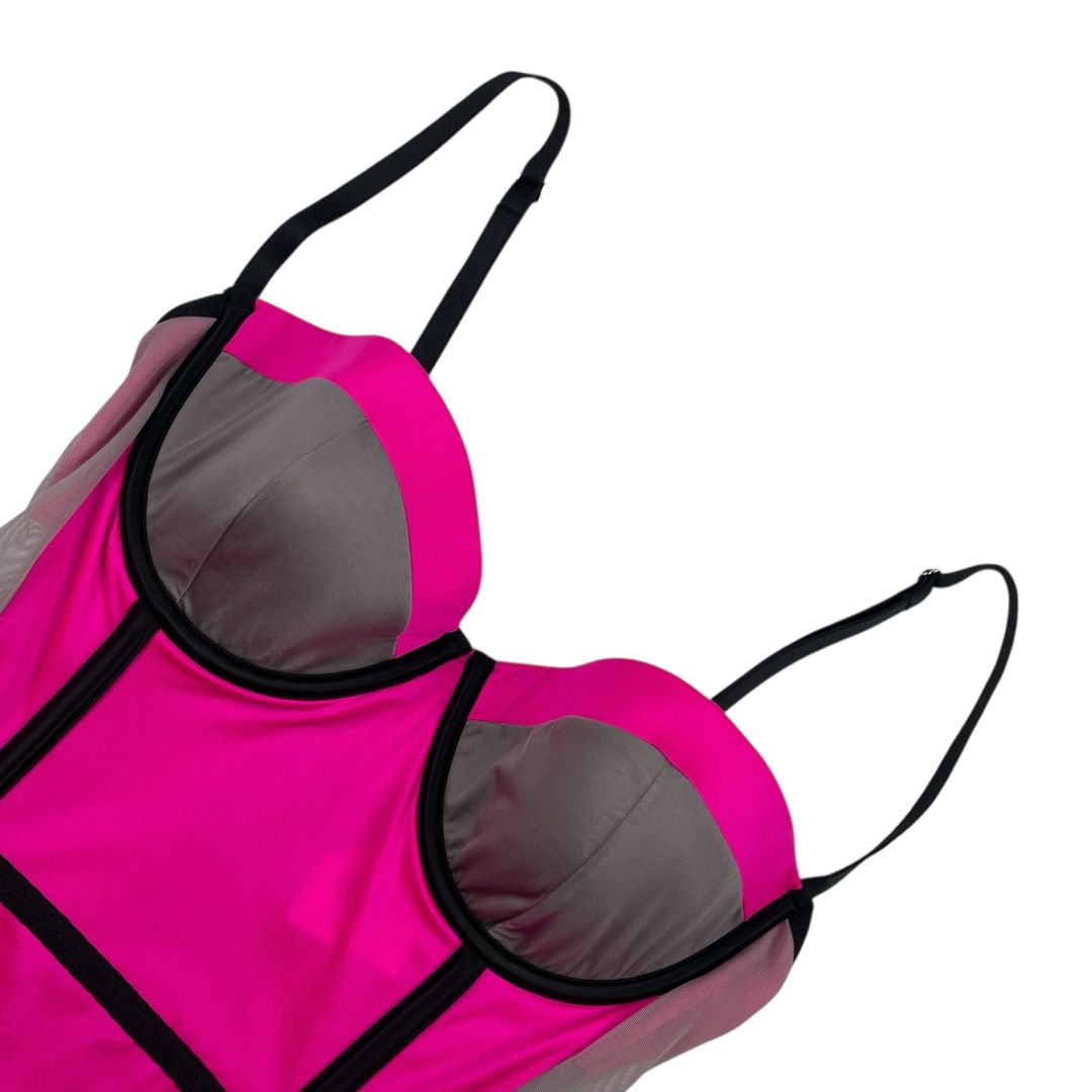 Corset  VICTORIA SECRET  Fucsia y Negro Talle 34