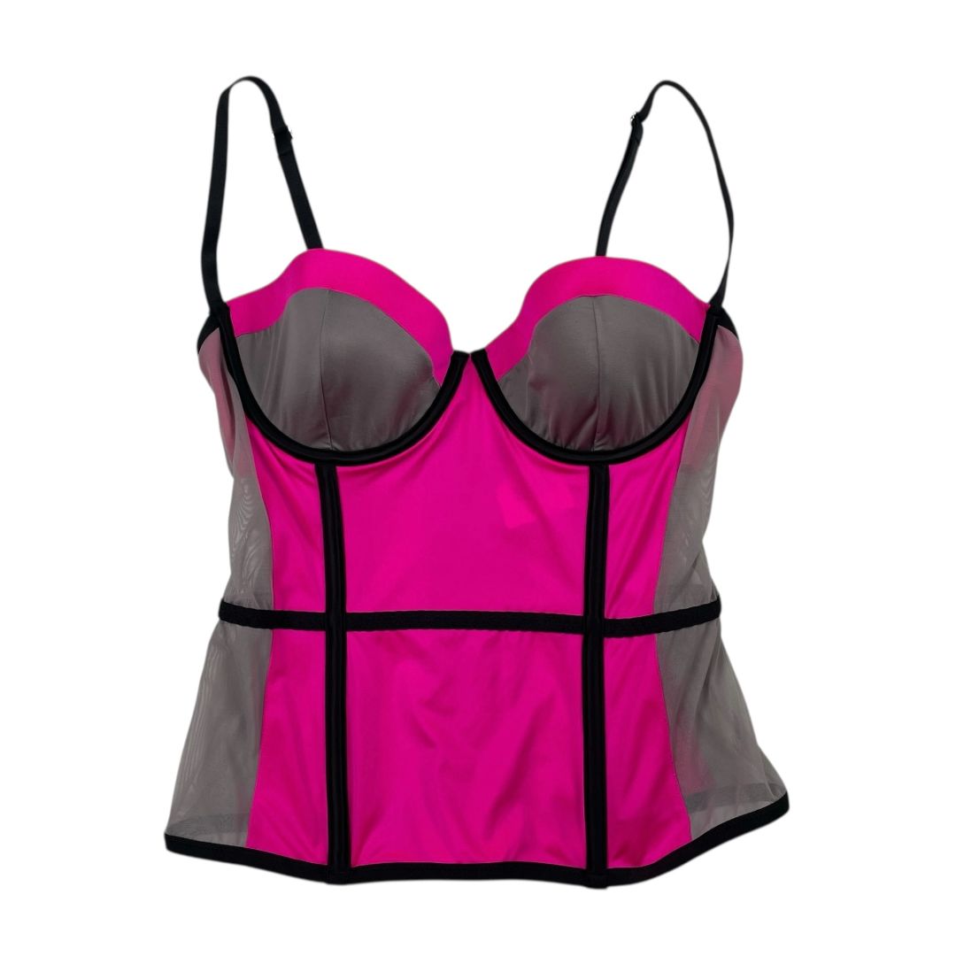 Corset  VICTORIA SECRET  Fucsia y Negro Talle 34