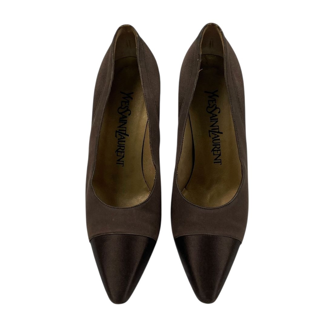 Zapatos  YSL  Marron Talle 34