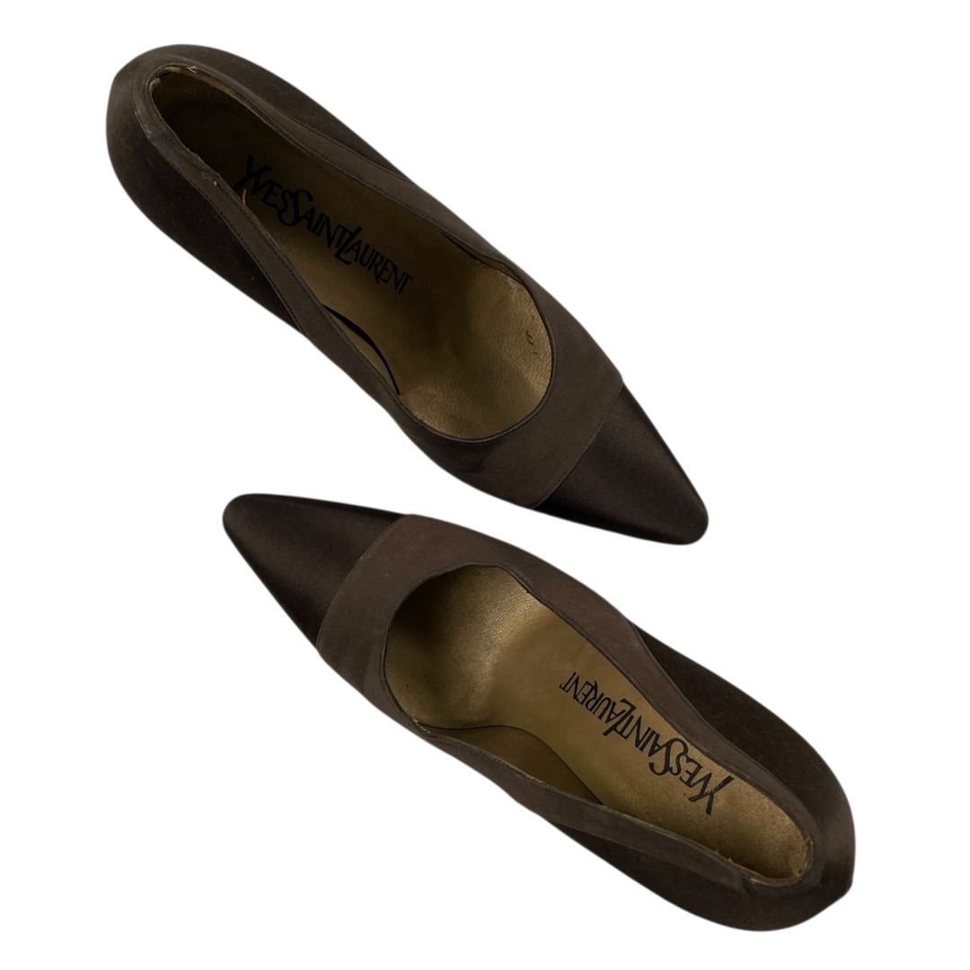 Zapatos  YSL  Marron Talle 34