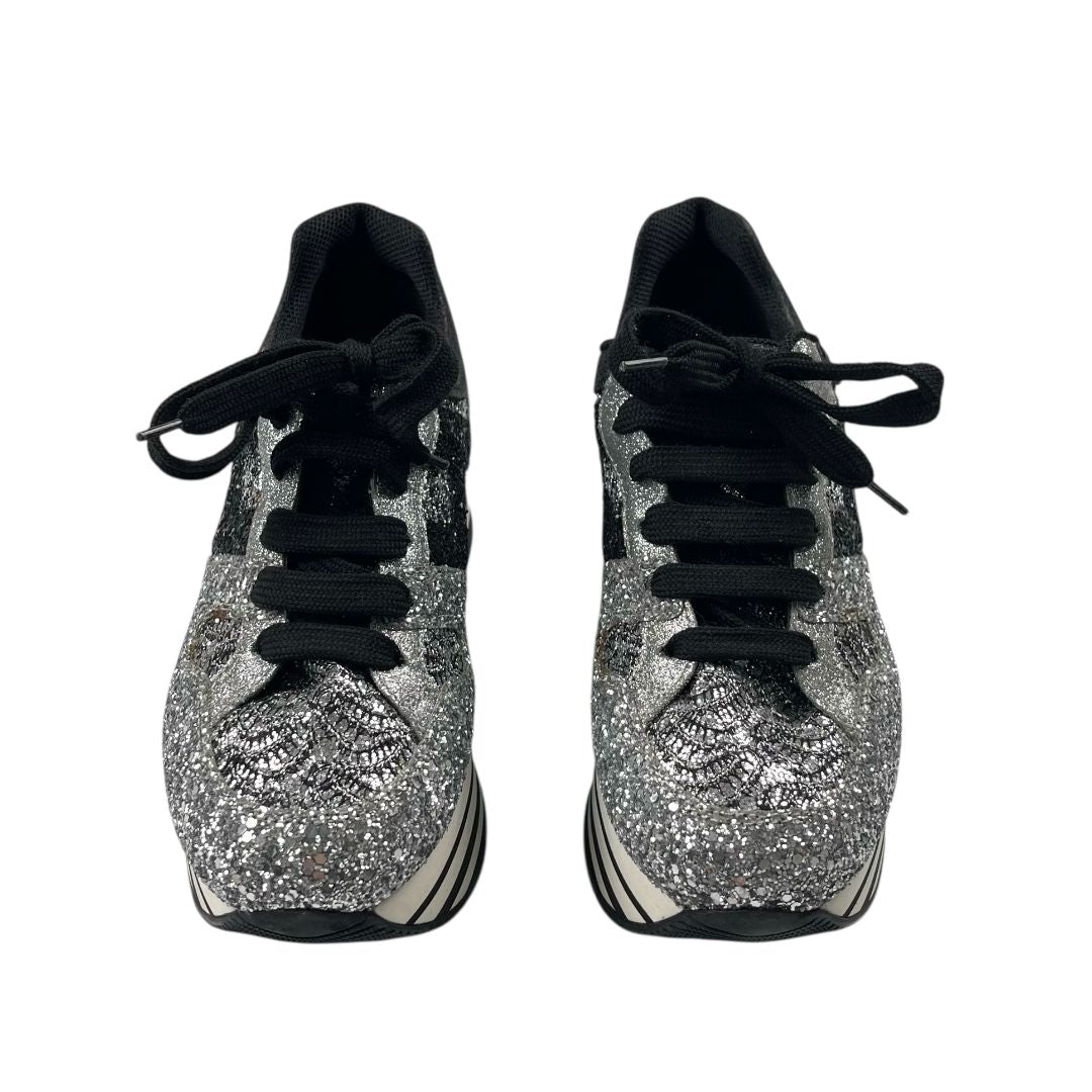 Zapatillas  HOGAN  Plateado Talle 34