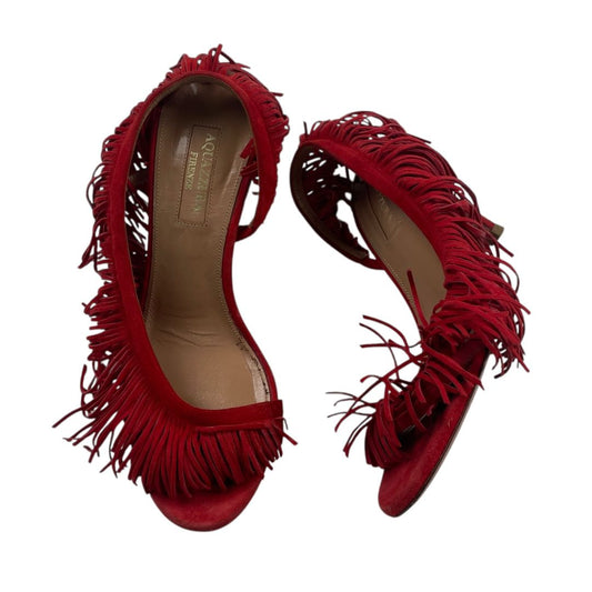 Sandalias  AQUAZZURA  Rojo Talle 34