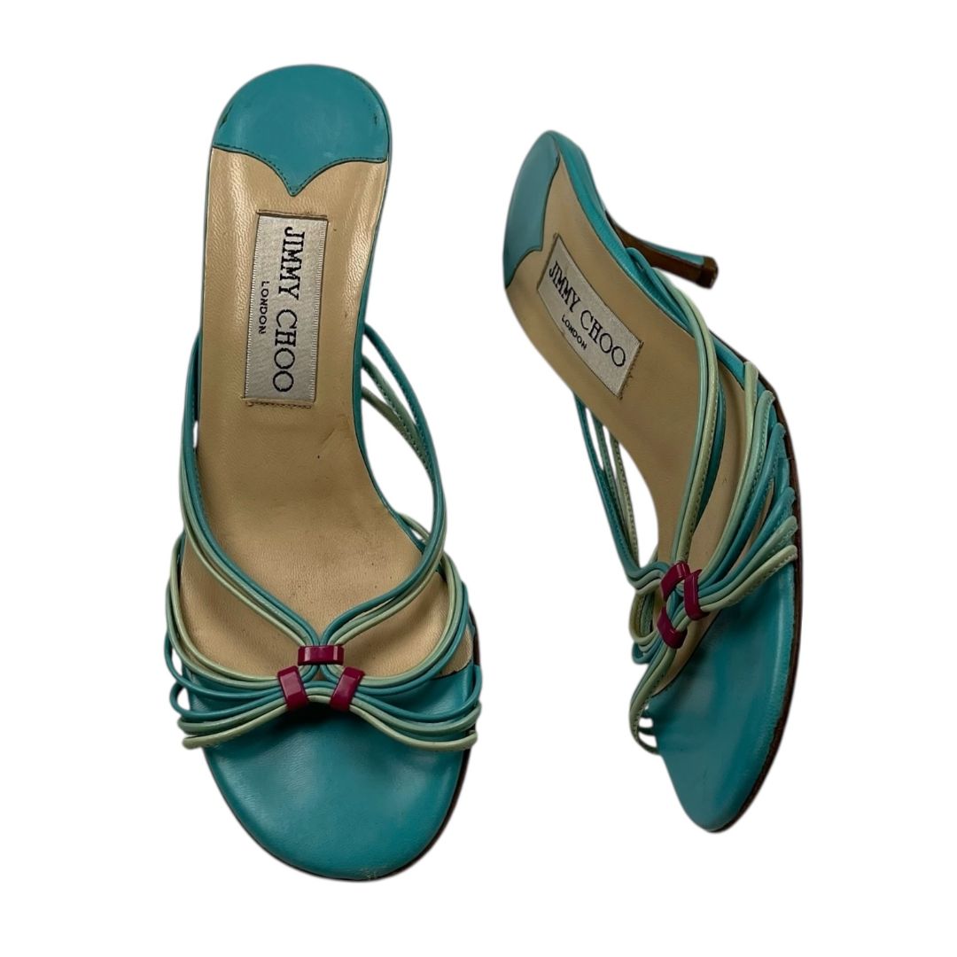 Sandalias  JIMMY CHOO  Verde Talle 35,5
