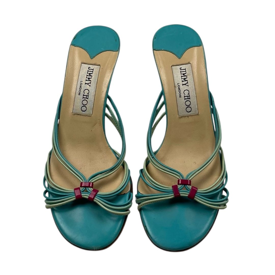 Sandalias  JIMMY CHOO  Verde Talle 35,5