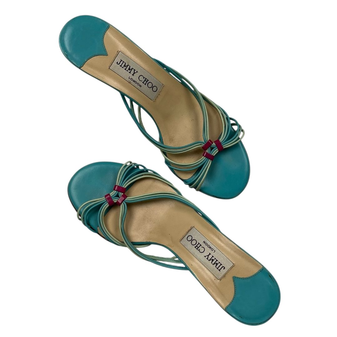 Sandalias  JIMMY CHOO  Verde Talle 35,5