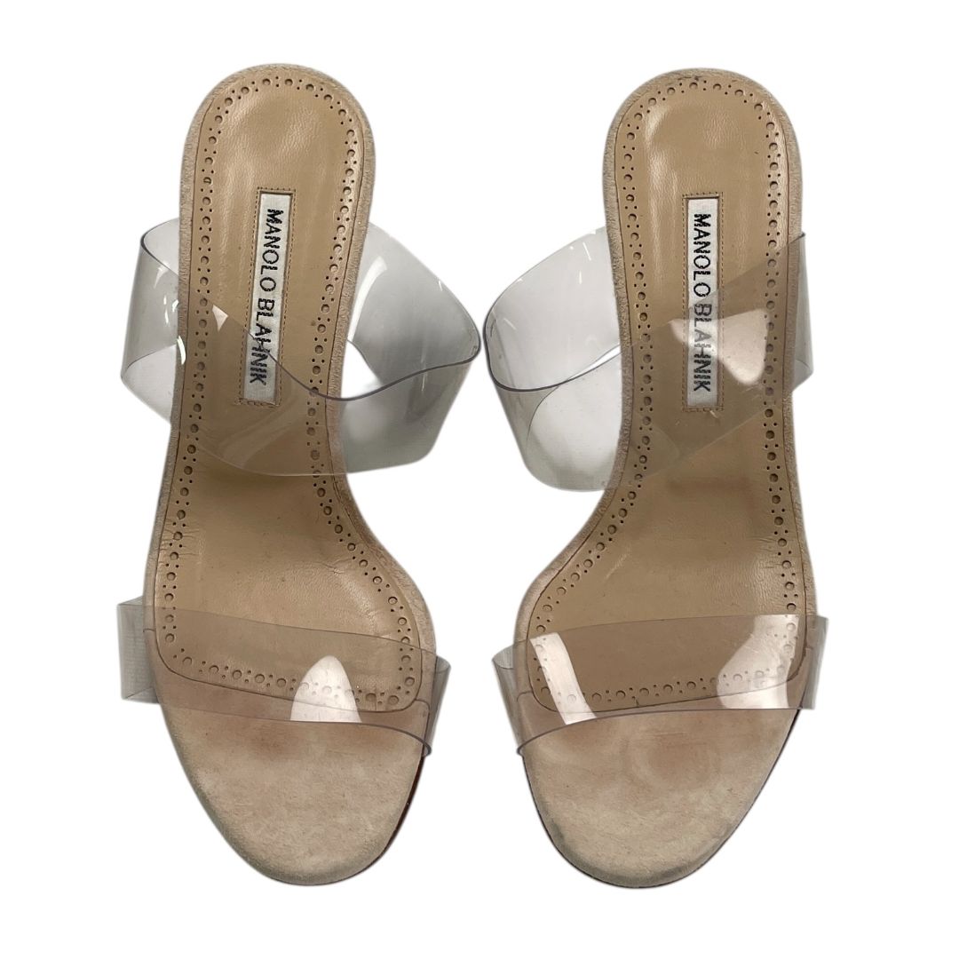 Sandalias  MANOLO BLAHNIK  Transparente Talle 36,5