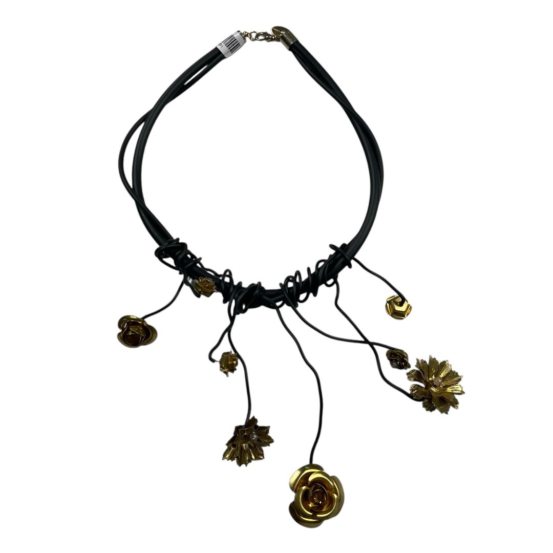 Collar  LIVIANA CONTI  Varios Negro y Dorado Talle Unico