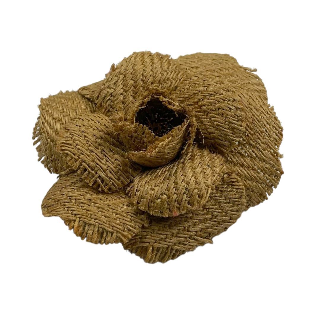 Aplique Flor  CHANEL  Beige Talle Unico