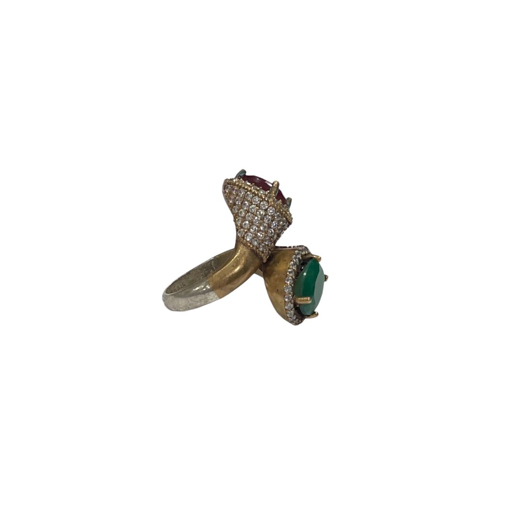 Anillo  SIN MARCA  Dorado Talle Unico