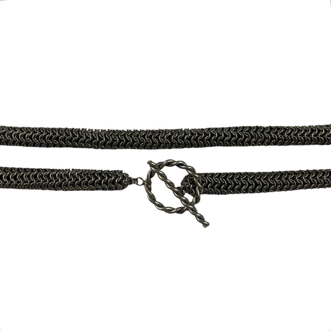 Cinturon Otro  SIN MARCA  Plateado Medida 90cm