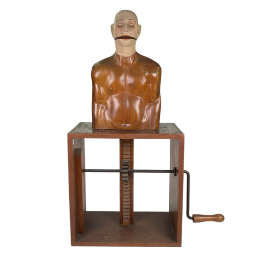 Escultura  ANONIMO  Marron Medida 100cm X 48cm