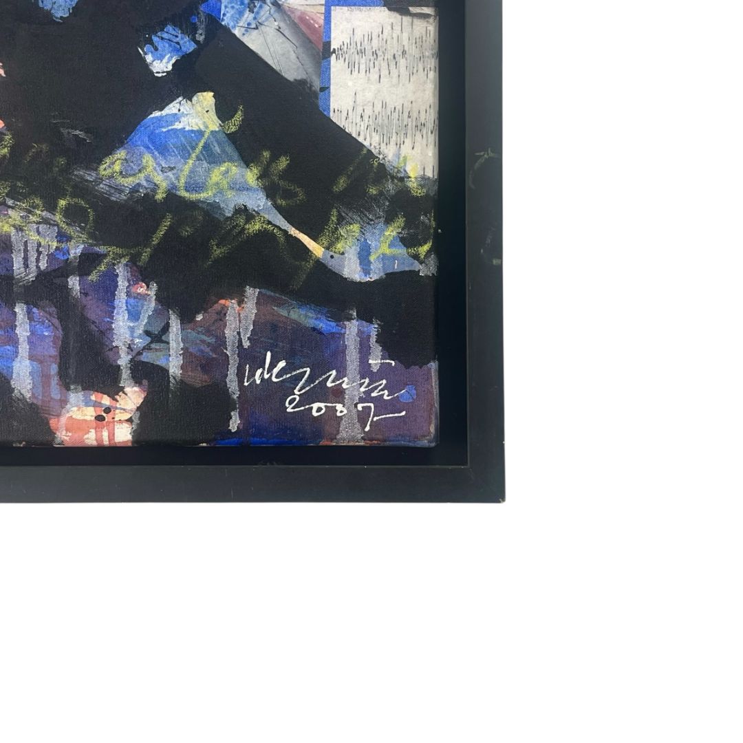 Arte sin Vidrio  ERIK VAN DER GRIJN  Estilo Collage Obra 60cm X 60cm Marco 67cm X 67cm