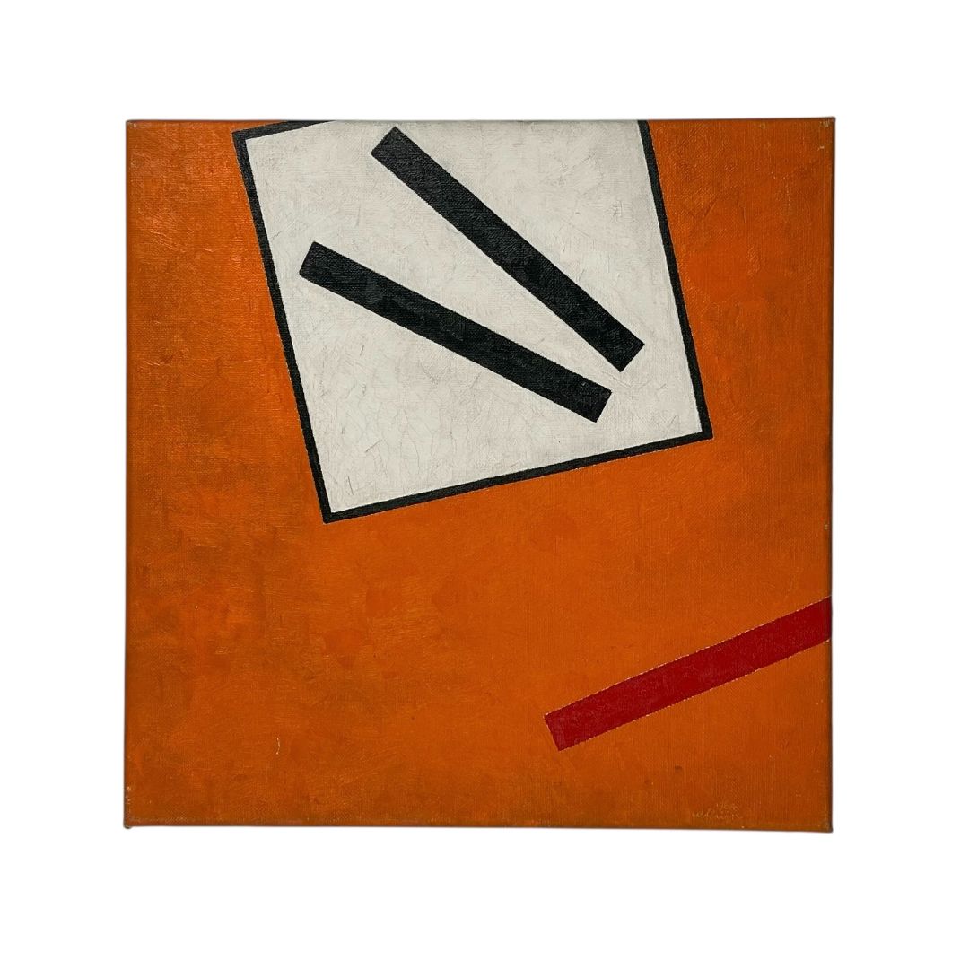 Arte Con Vidrio Triptico  ERIK VAN DER GRIJN  Estilo Abstracto Medida 120cm X 35cm