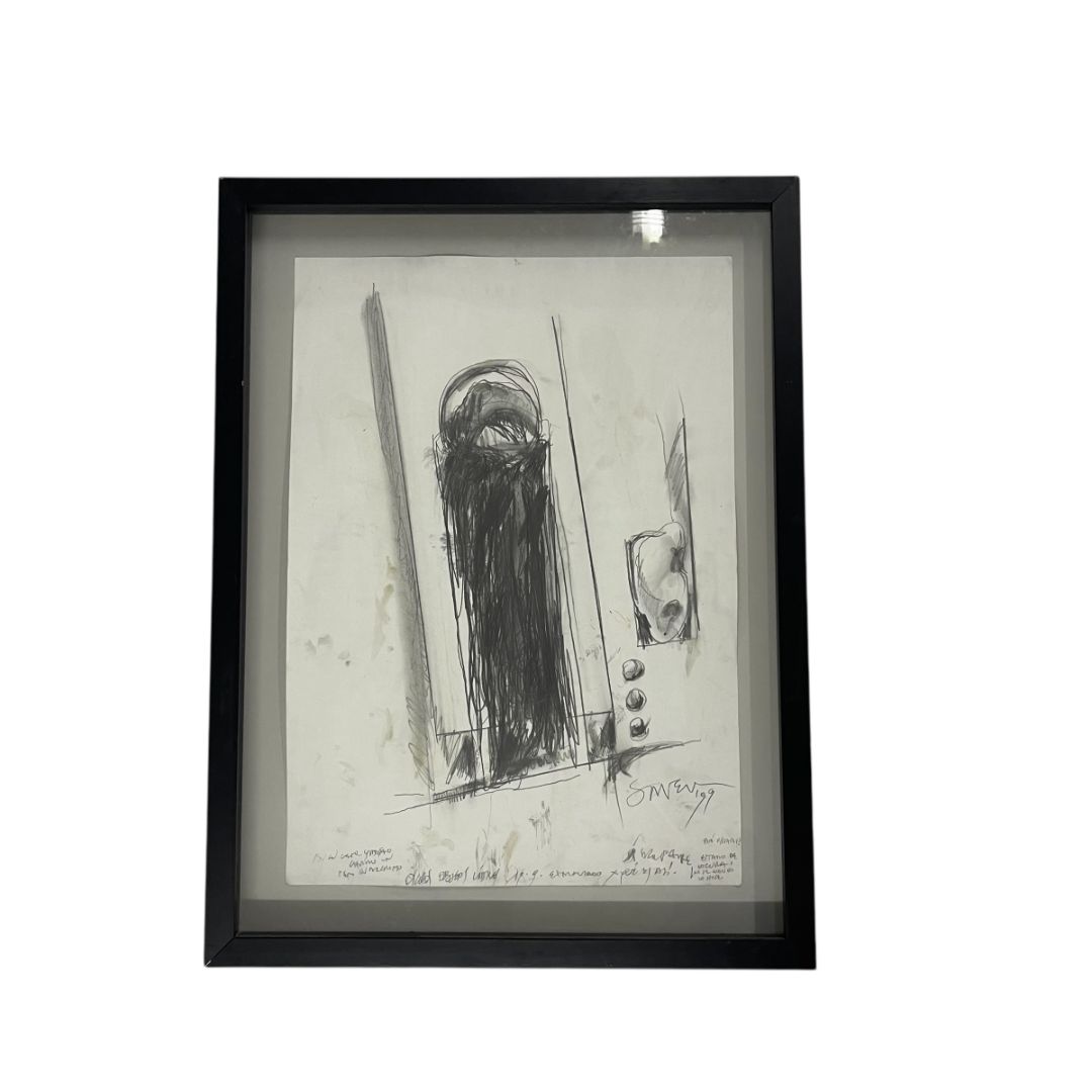 ANONIMO  Arte con Vidrio  Estilo Abstracto  Medida 70cm X 55cm