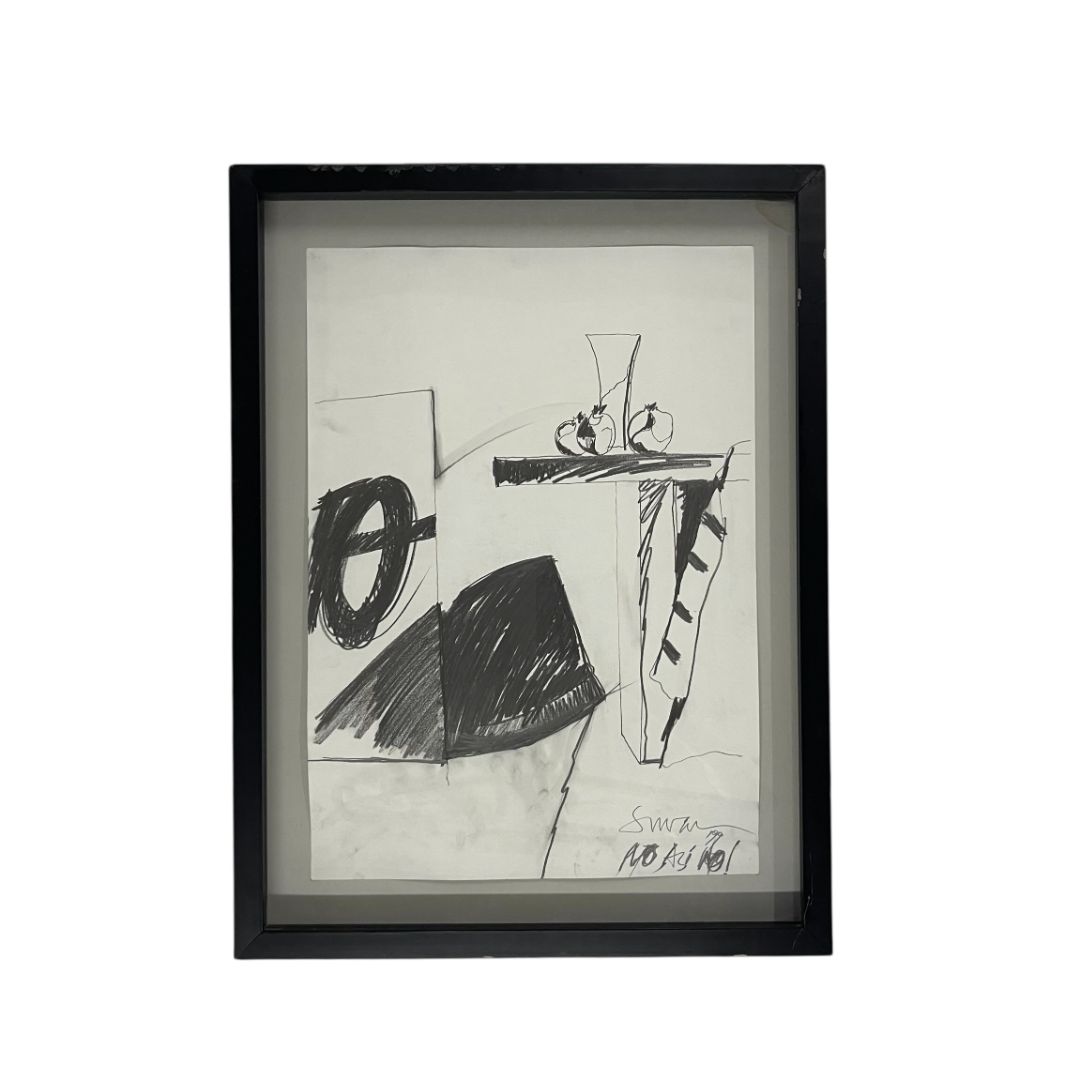 ANONIMO  Arte con Vidrio  Estilo Abstracto  Medida 70cm X 55cm