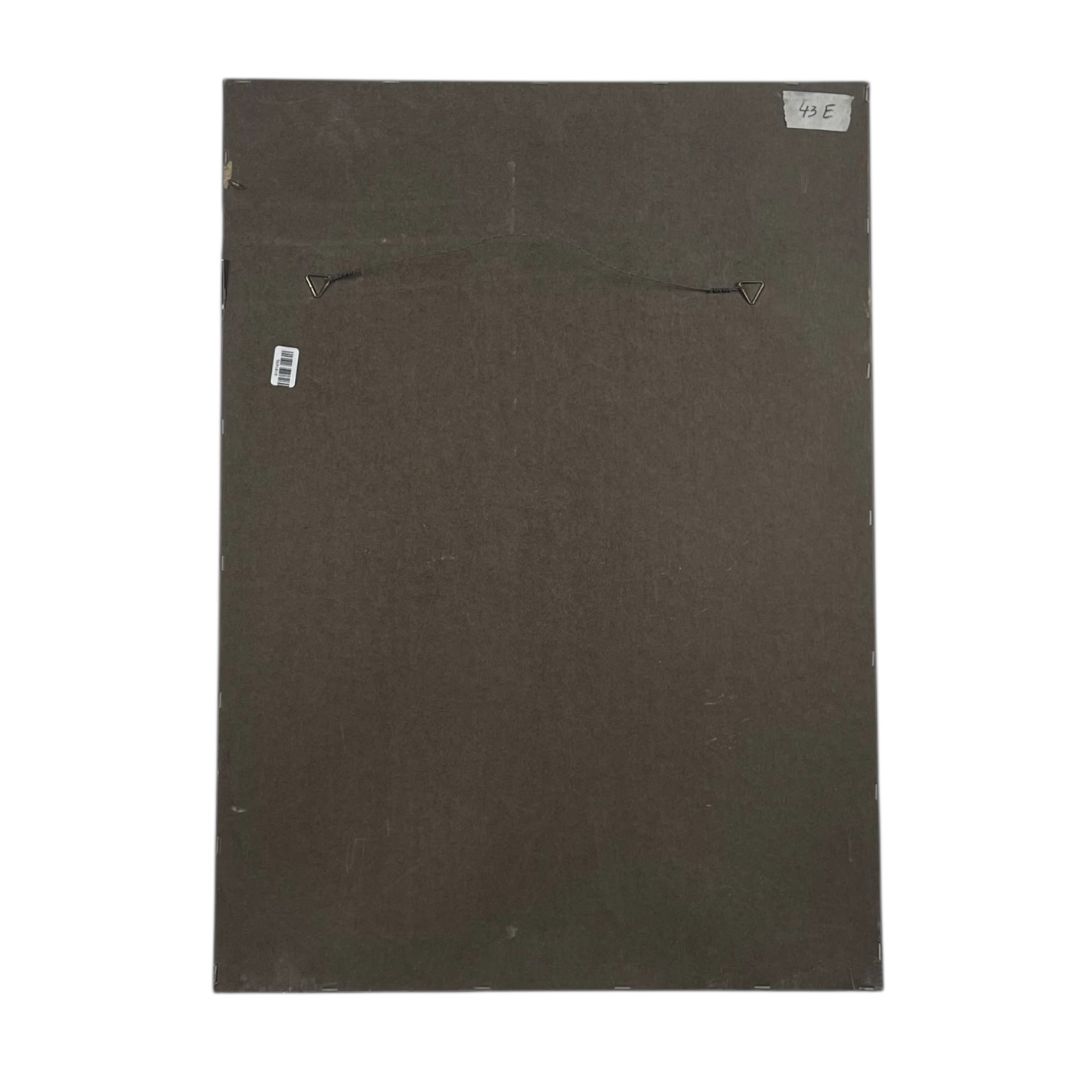 Arte con Vidrio  MICHAEL O´ SULLIVAN  Estilo Figurativo Obra 24cm X 25cm Marco 57cm X 41cm