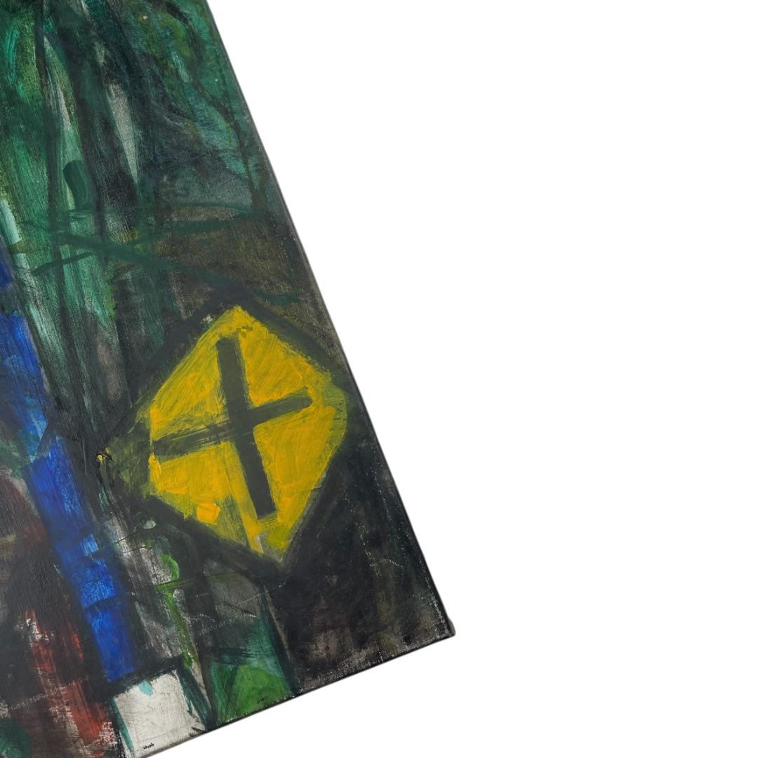 Arte sin Vidrio  ERIK VAN DER GRIJN  Estilo Abstracto Obra 50 cm X 70 cm