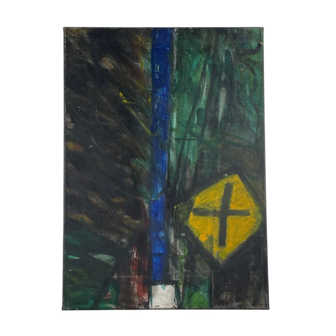 Arte sin Vidrio  ERIK VAN DER GRIJN  Estilo Abstracto Obra 50 cm X 70 cm