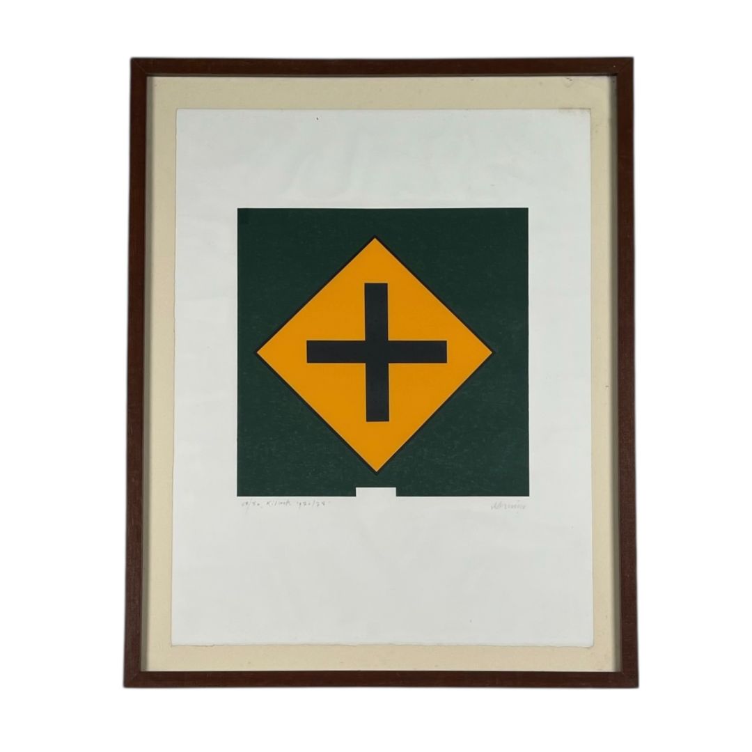 Arte con Vidrio  ERIK VAN DER GRIJN  Estilo Figurativo Obra 64cm X 49cm Marco 76cm X 60cm