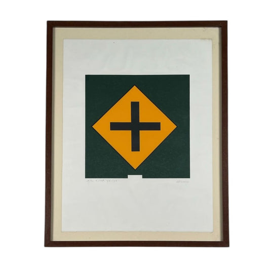 Arte con Vidrio  ERIK VAN DER GRIJN  Estilo Figurativo Obra 64cm X 49cm Marco 76cm X 60cm