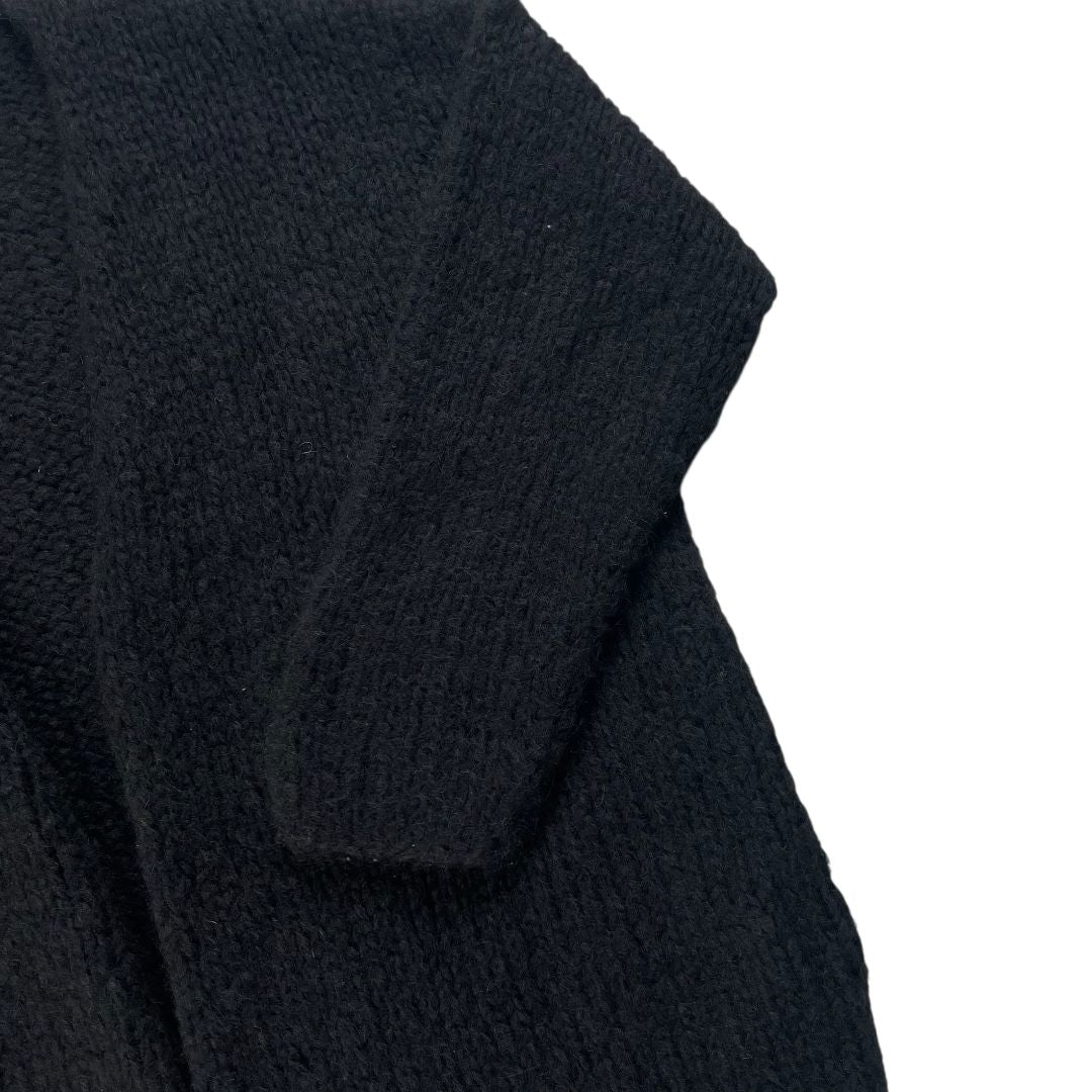 Sweater Abierto  GUACHA  Negro Talle Unico