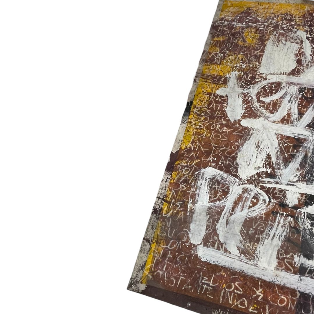 Arte sin Vidrio  ERIK VAN DER GRIJN  Estilo Letras Obra 350cm X 250cm