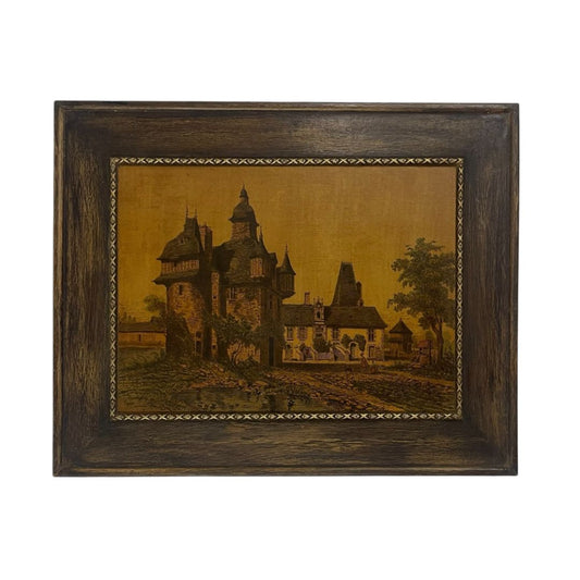 ANONIMO  Arte sin Vidrio  Estilo Paisajismo  Medida 67cm X 56cm