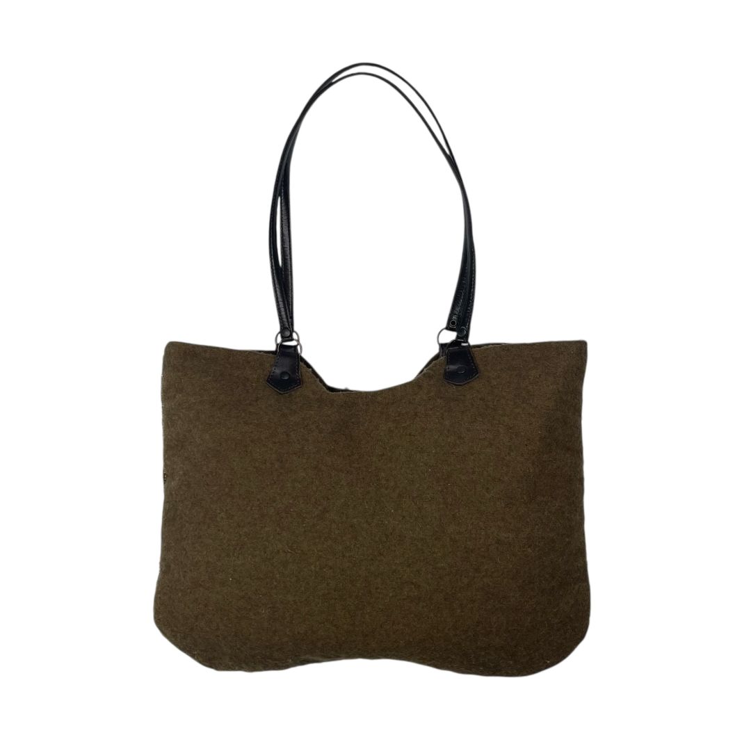 Cartera  JAMIN PUECH  Verde Medida 35cm X 26cm