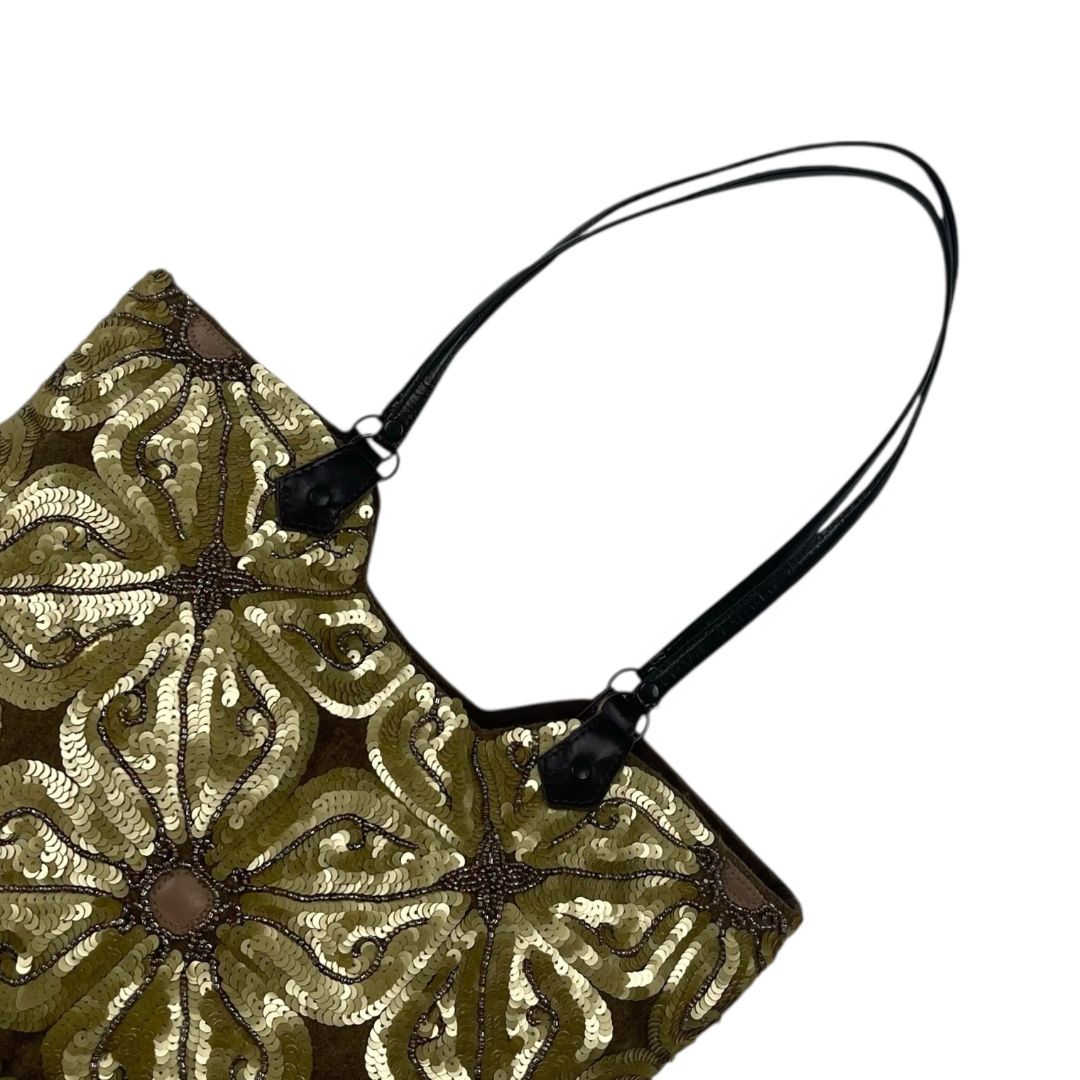Cartera  JAMIN PUECH  Verde Medida 35cm X 26cm