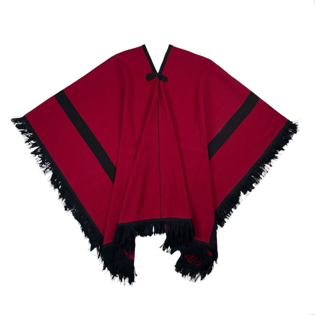 Poncho  SIN MARCA  Bordeaux Talle Unico