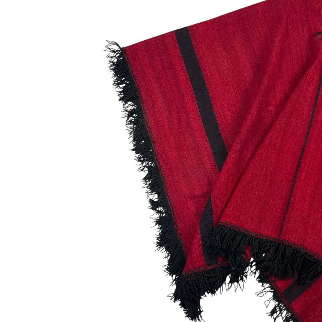 Poncho  SIN MARCA  Bordeaux Talle Unico