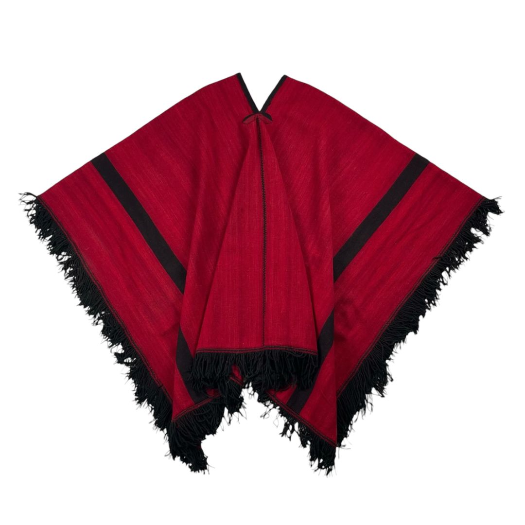 Poncho  SIN MARCA  Bordeaux Talle Unico