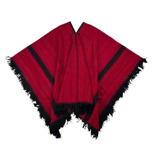 Poncho  SIN MARCA  Bordeaux Talle Unico