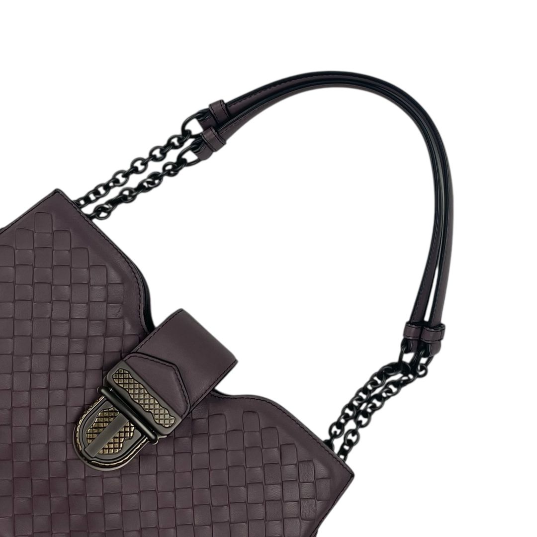 Cartera  BOTTEGA VENETA  Violeta Medida 27cm X 17cm