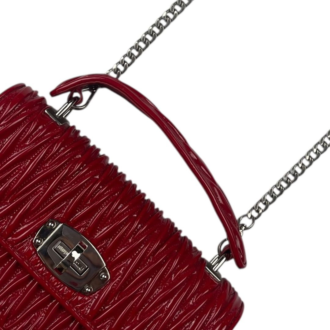 Cartera  MIU MIU  Rojo Medida 24cm X 14cm
