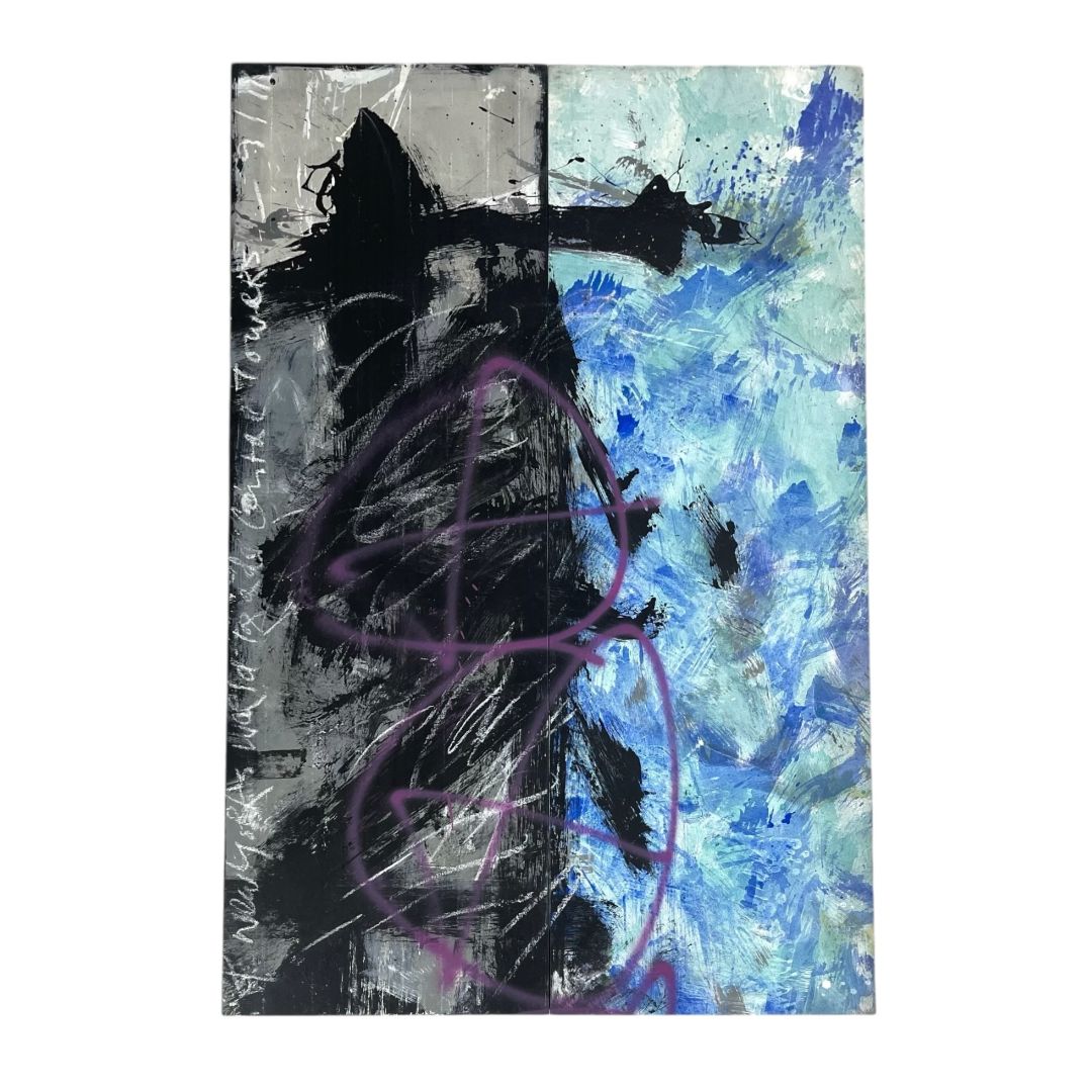 Arte sin Vidrio  ERIK VAN DER GRIJN  Estilo Abstracto Obra 170 cm X 70cm