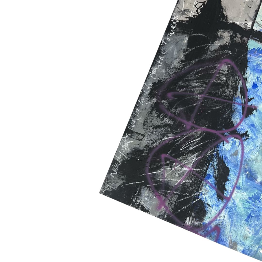 Arte sin Vidrio  ERIK VAN DER GRIJN  Estilo Abstracto Obra 170 cm X 70cm