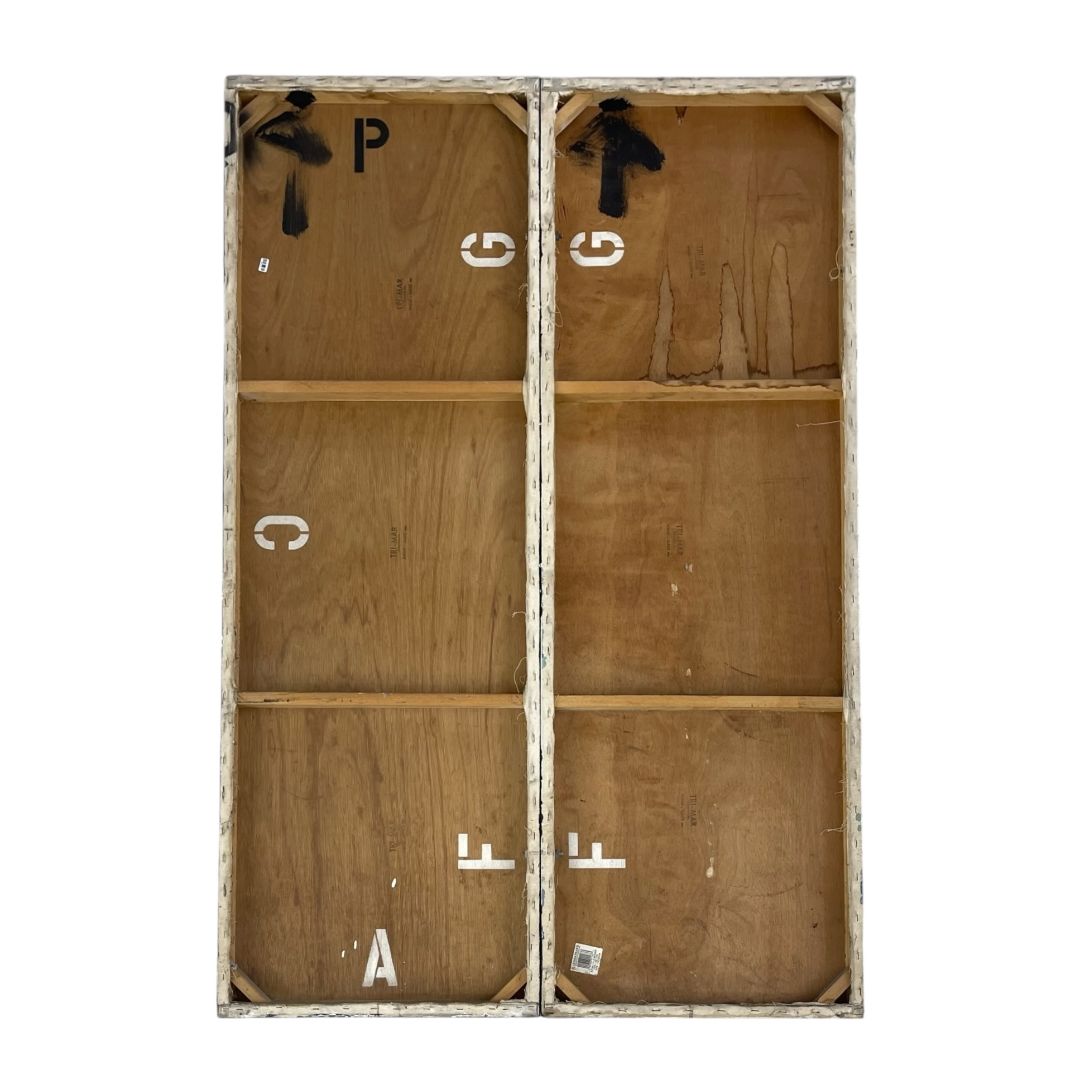 Arte sin Vidrio  ERIK VAN DER GRIJN  Estilo Abstracto Obra 170 cm X 70cm