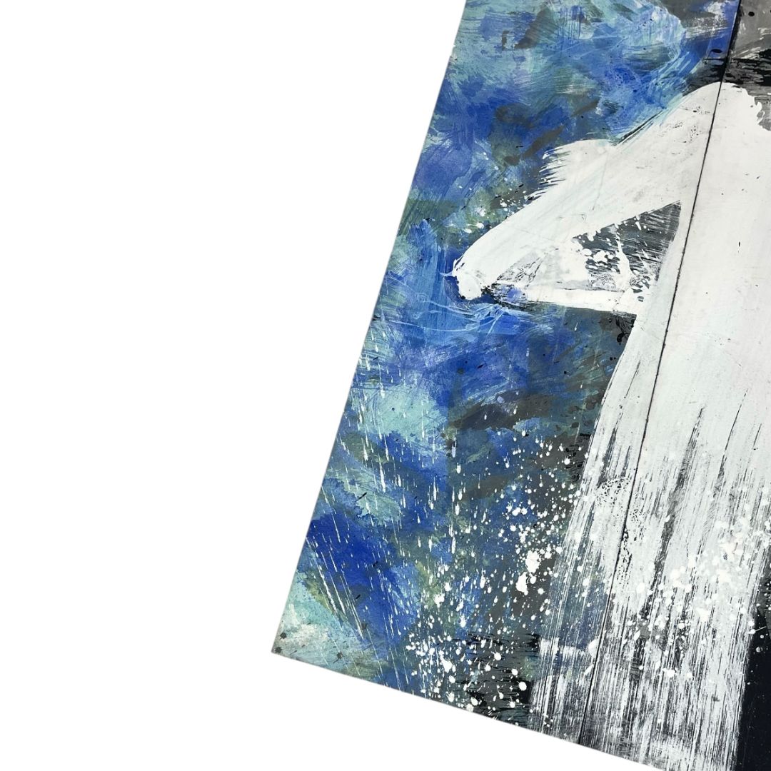 Arte sin Vidrio  ERIK VAN DER GRIJN  Estilo Abstracto Obra 170 cm X 70cm