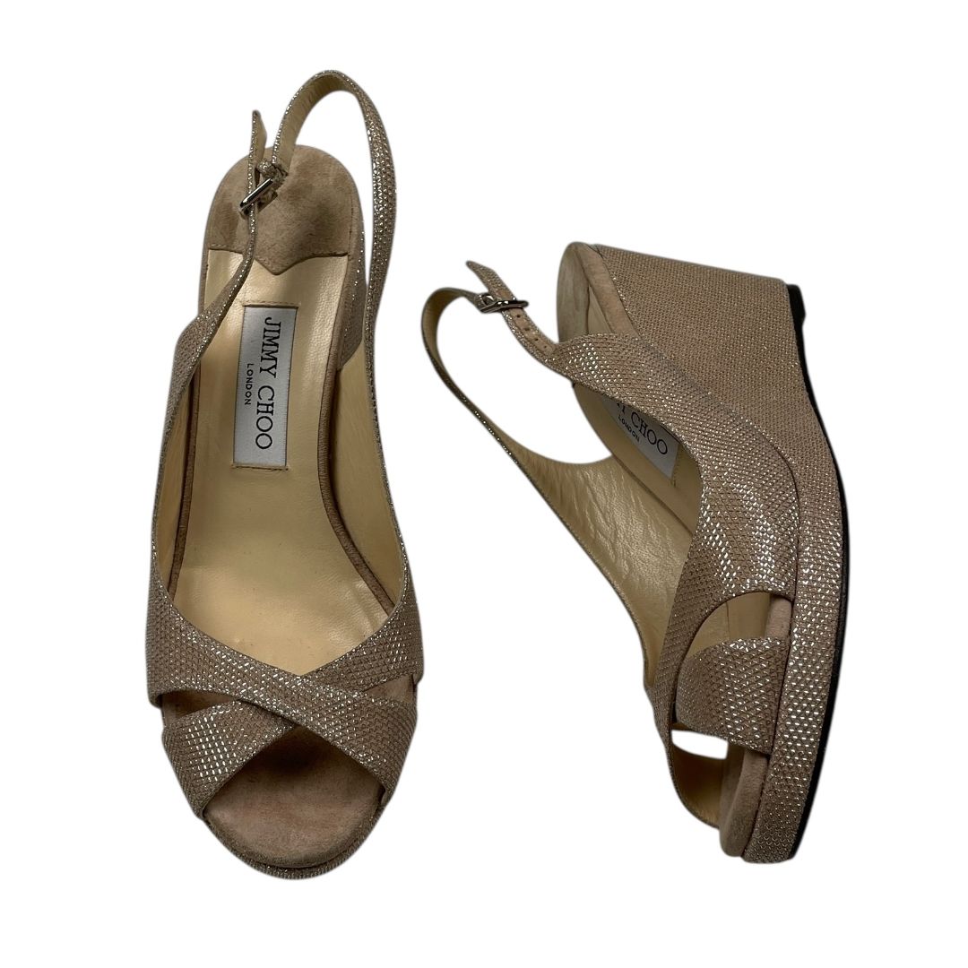 Plataformas  JIMMY CHOO  Beige Talle 39