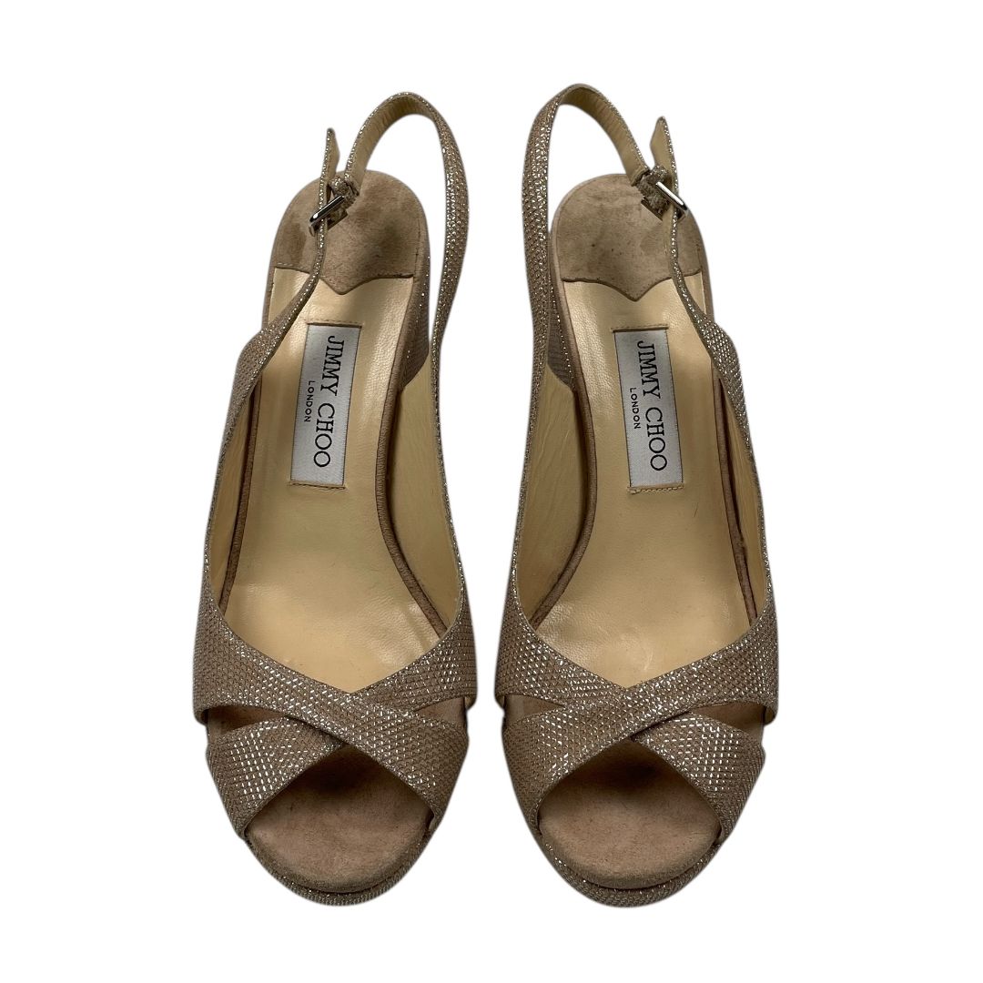 Plataformas  JIMMY CHOO  Beige Talle 39