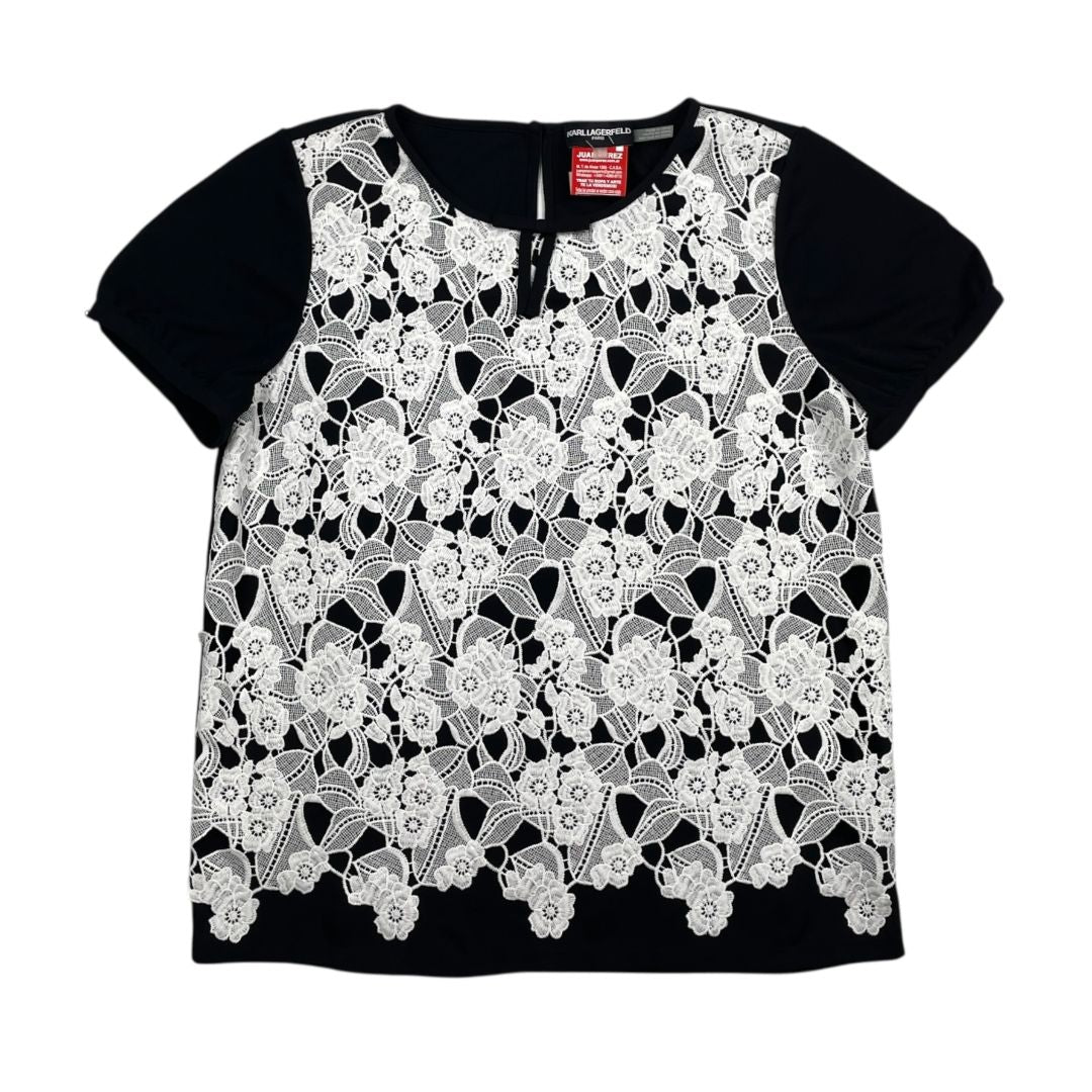 Remera Manga Corta  LAGERFELD  Varios Blanco Y Negro Talle M