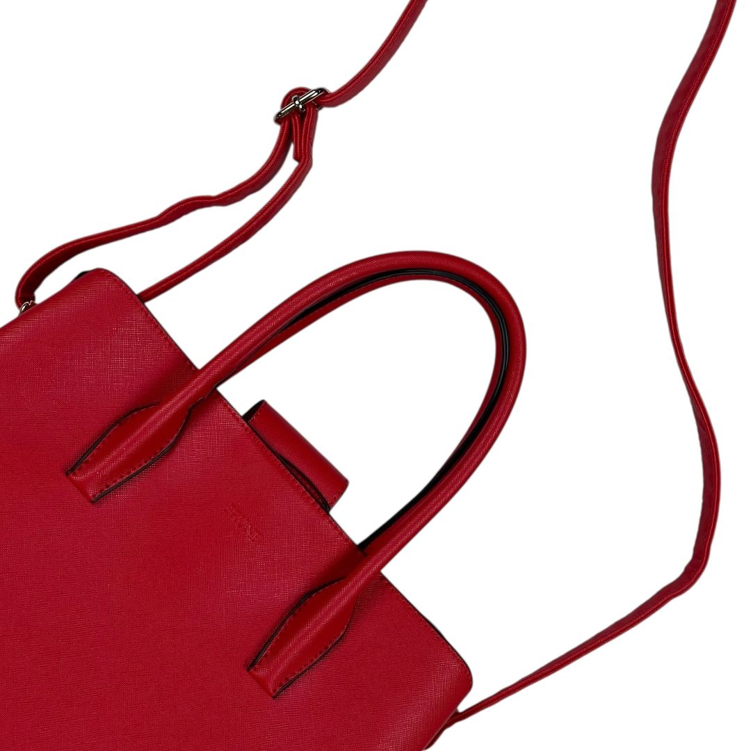 Cartera  PRUNE  Rojo Medida 31cm X 21cm