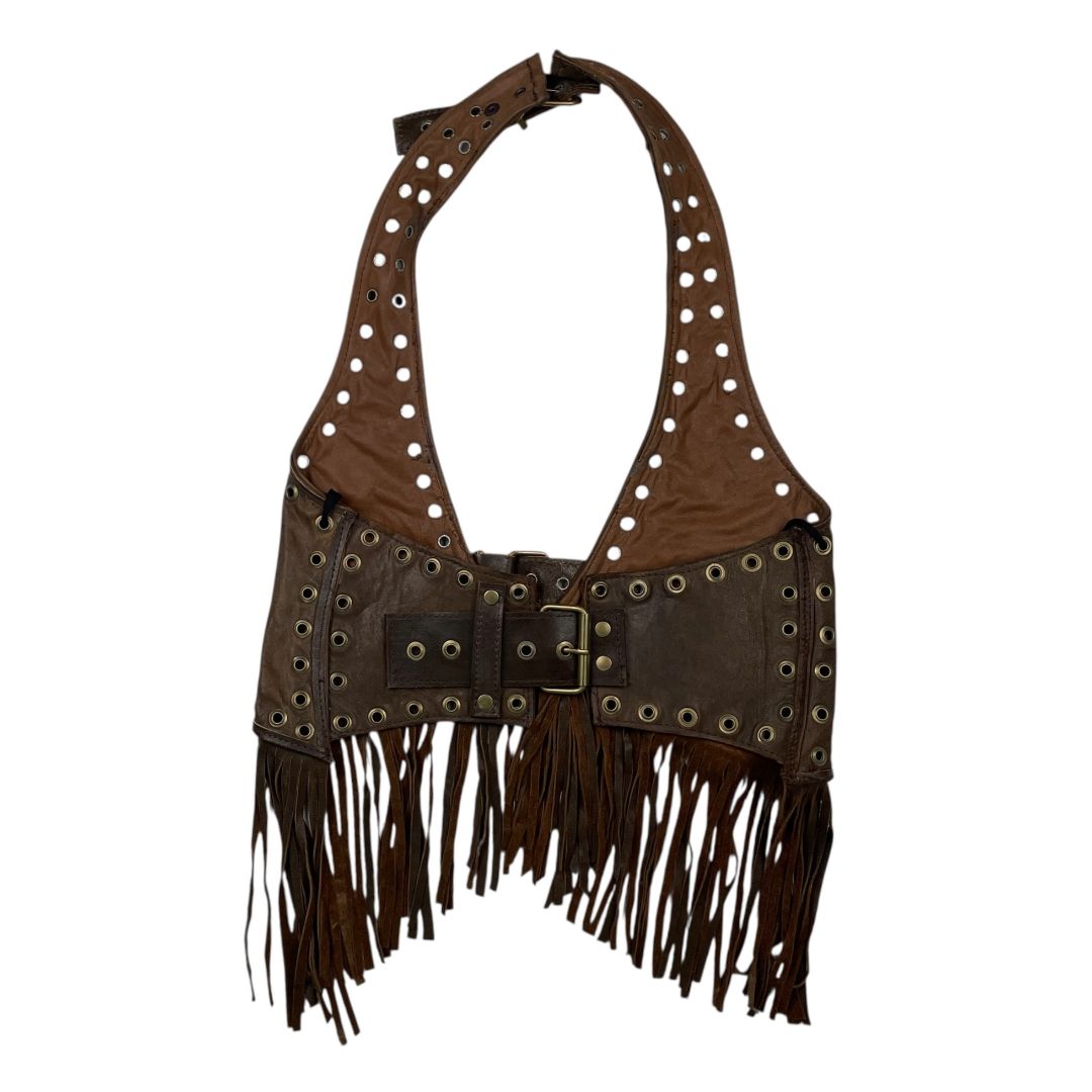 Chaleco Corto  SIN MARCA  Marron Talle S