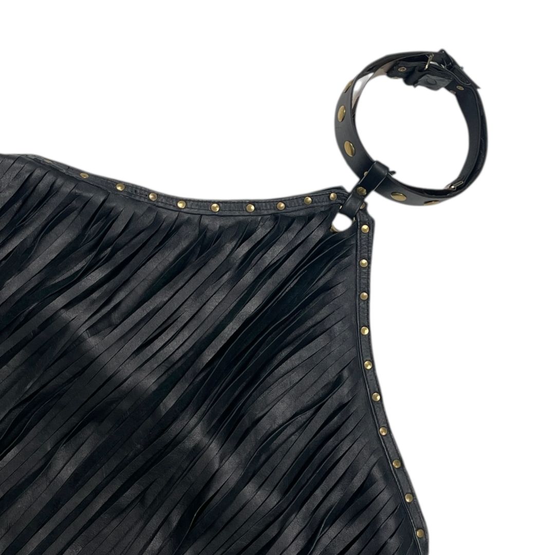 Top Sin Mangas  SIN MARCA  Negro Talle S