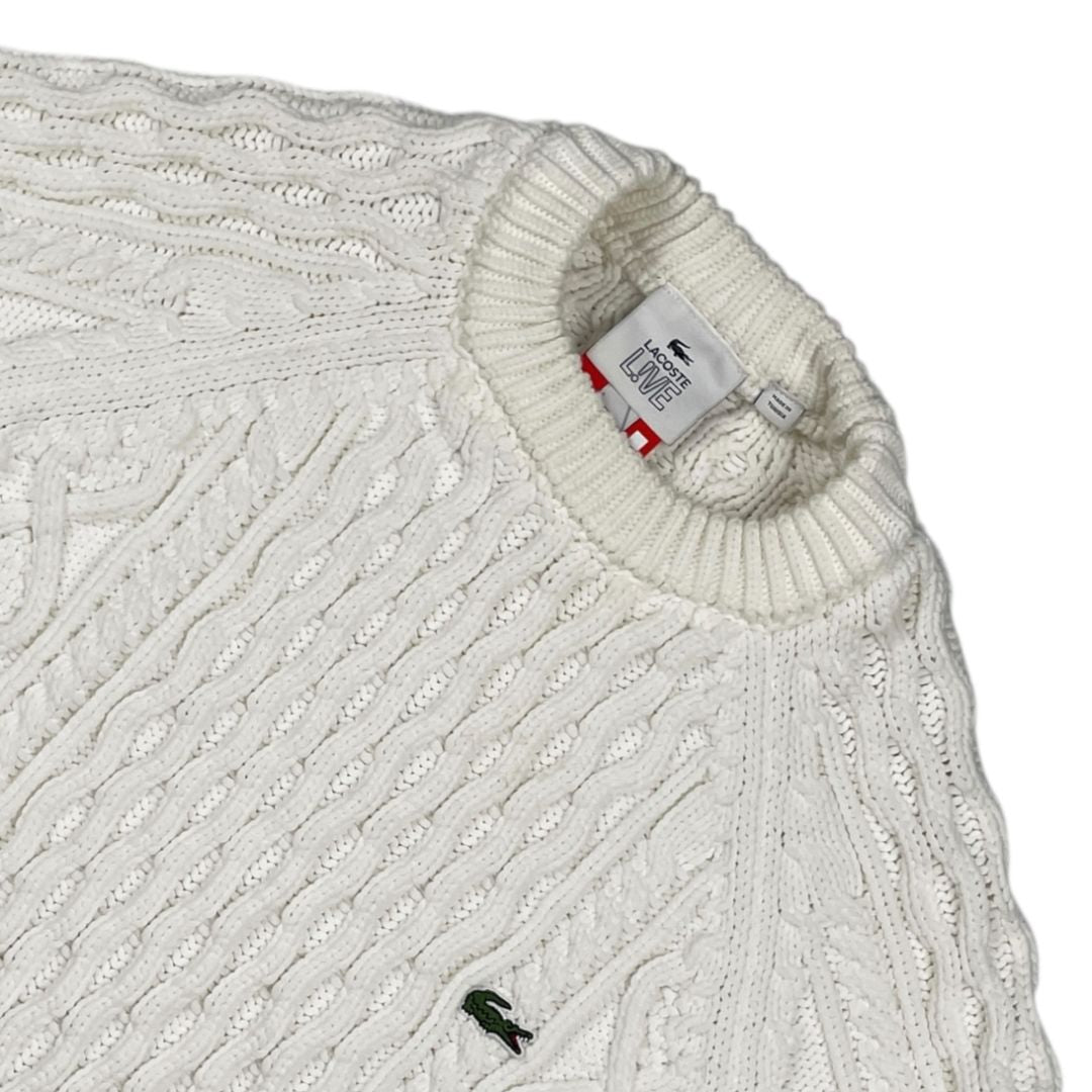 Sweater  LACOSTE  Blanco Talle XXL