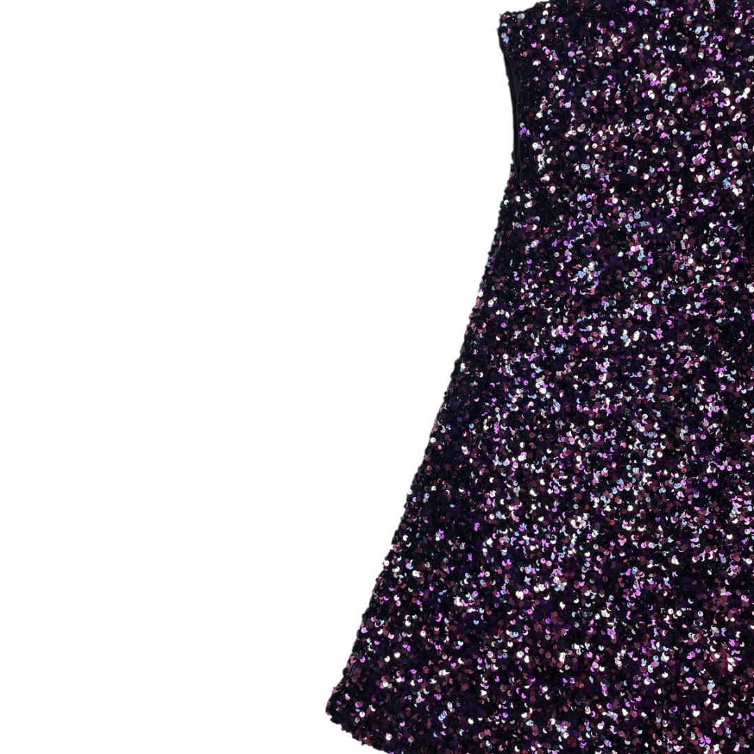 Vestido Sin Manga  ZARA  Violeta Talle M