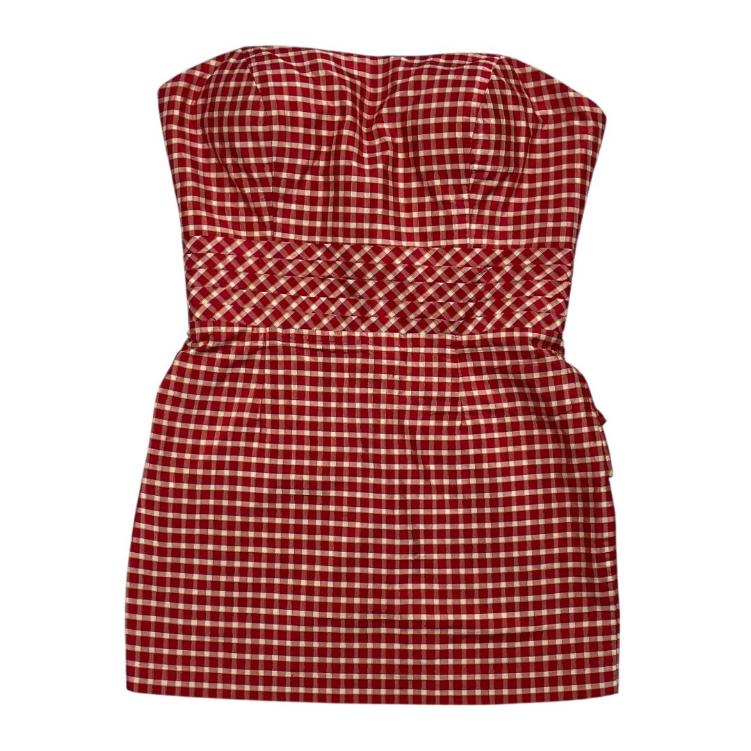 Vestido Strapless  JORGE IBAÑEZ  Varios  Cuadritos Talle L