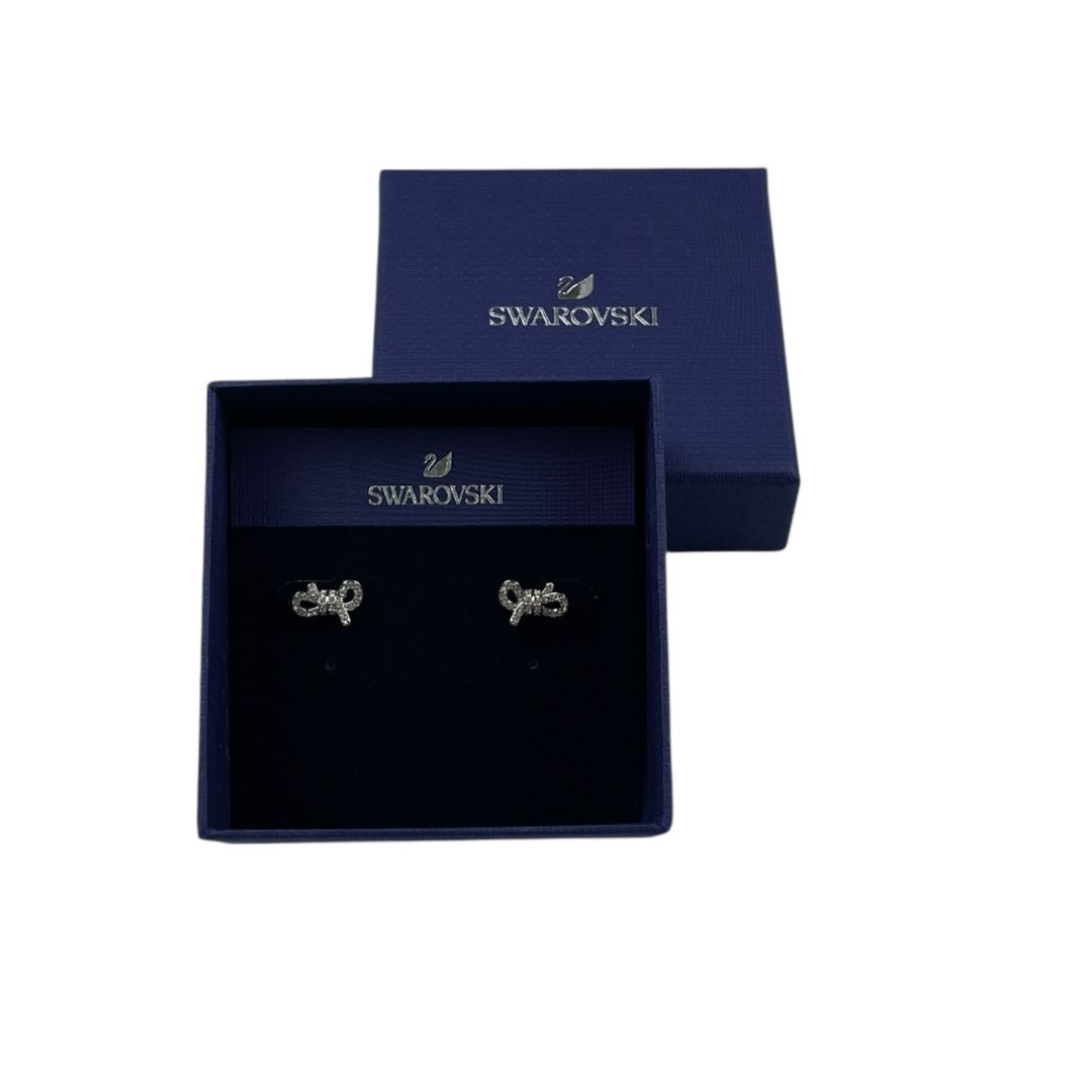 Aros  SWAROVSKI  Plateado Talle Unico