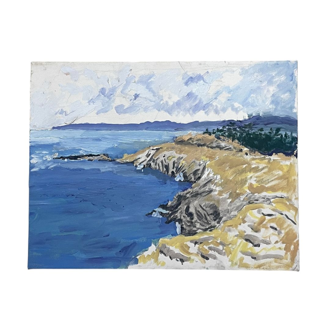ANONIMO  Arte sin Vidrio  Estilo Paisajismo  Medida 45cm X 35cm